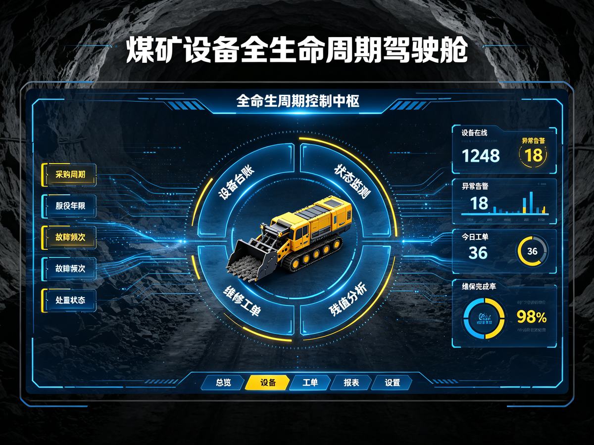 设备全生命周期驾驶舱