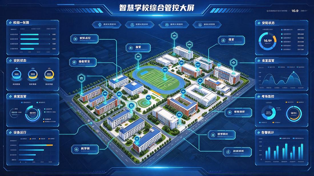 智慧校园综合管控平台配图